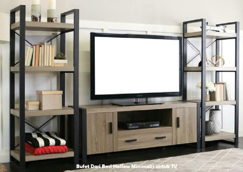 Bufet Dari Besi Hollow Minimalis untuk TV