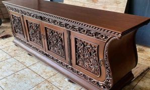 Ciri Ukiran Bufet Khas Jepara
