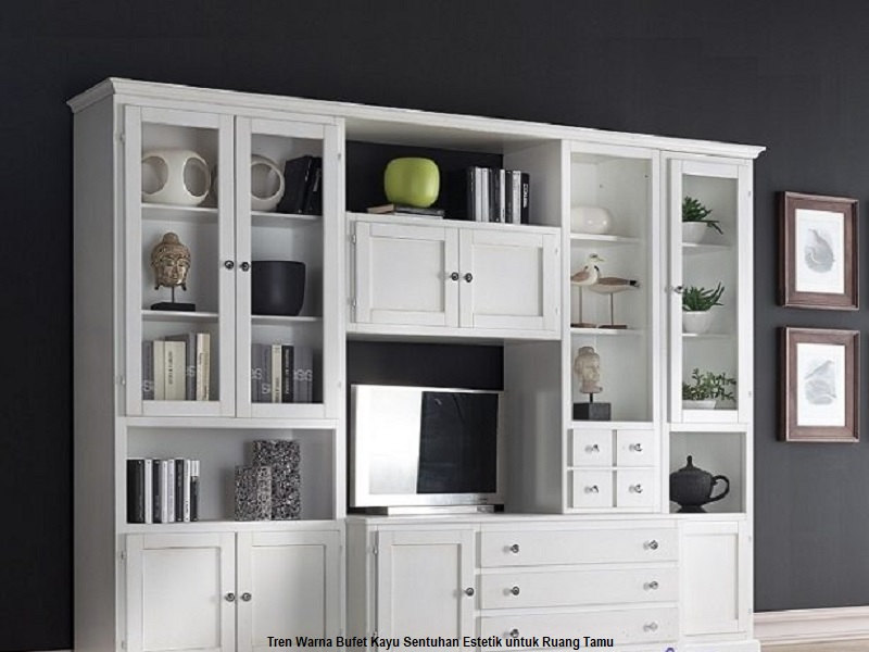 Tren Warna Bufet Kayu